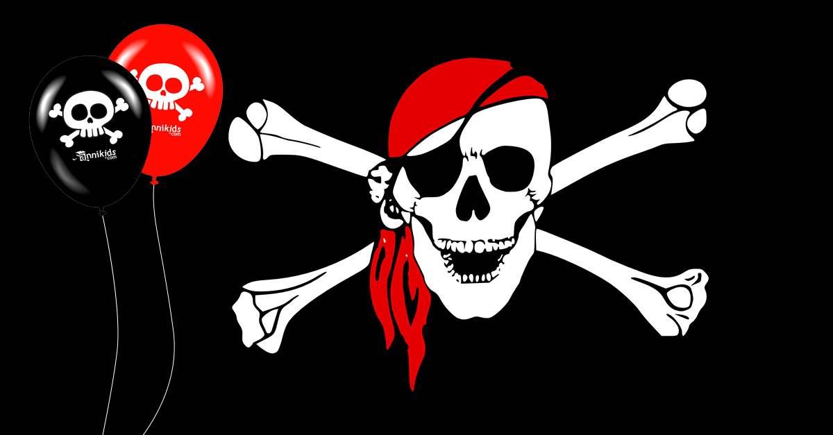 décoration des pirates